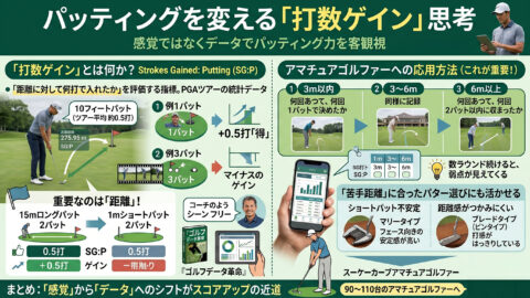 パター選びを変える「打数ゲイン」思考